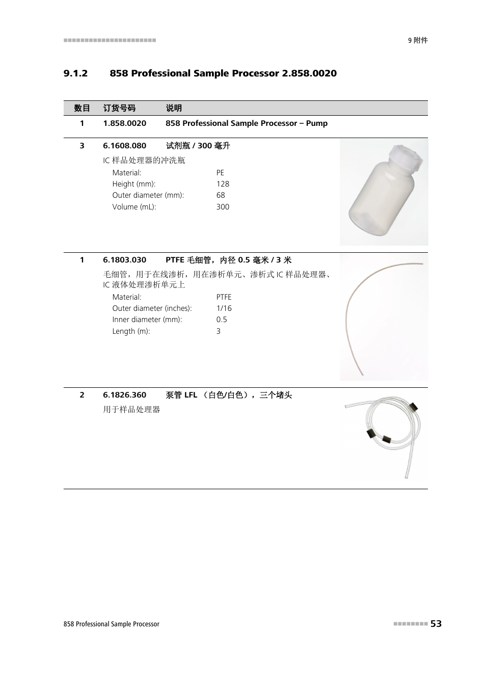 2 858 professional sample processor 2.858.0020, 858 professional sample processor 2.858.0020 | Metrohm 858 Professional Sample Processor User Manual | Page 61 / 98
