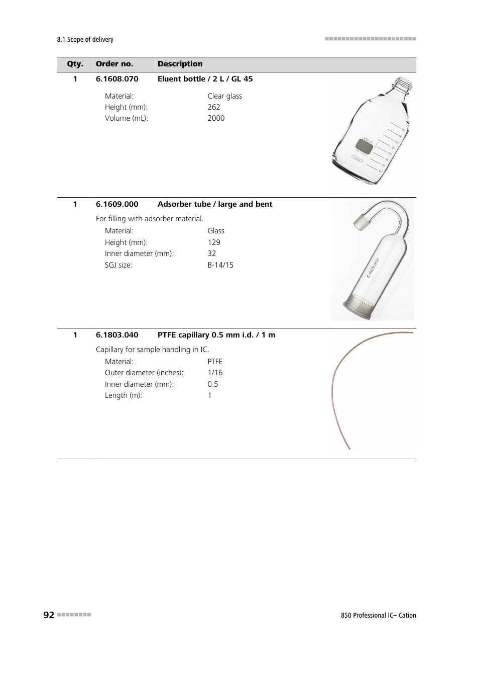 Metrohm 850 Professional IC Cation Manual User Manual | Page 100 / 112