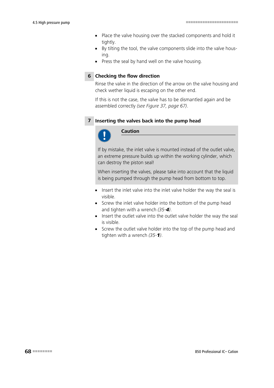 Metrohm 850 Professional IC Cation Manual User Manual | Page 76 / 112