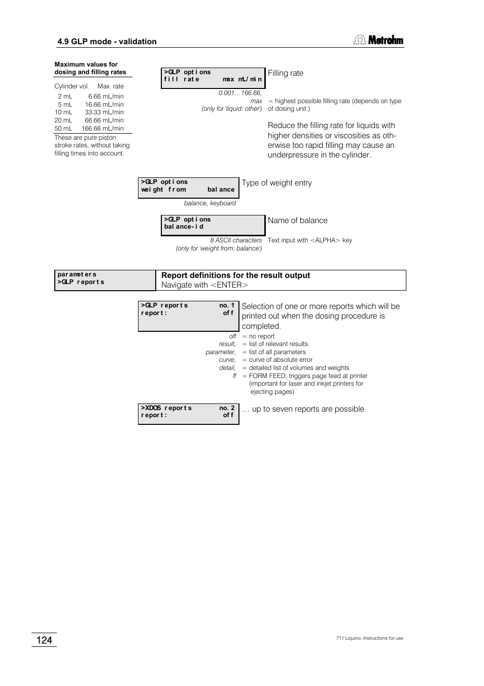 Metrohm 711 Liquino User Manual | Page 130 / 180