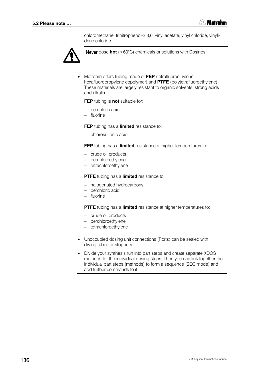 Metrohm 711 Liquino User Manual | Page 142 / 180