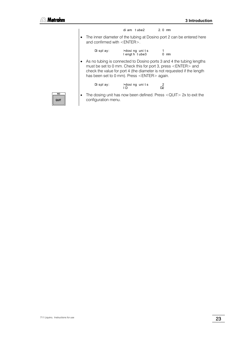 Metrohm 711 Liquino User Manual | Page 29 / 180