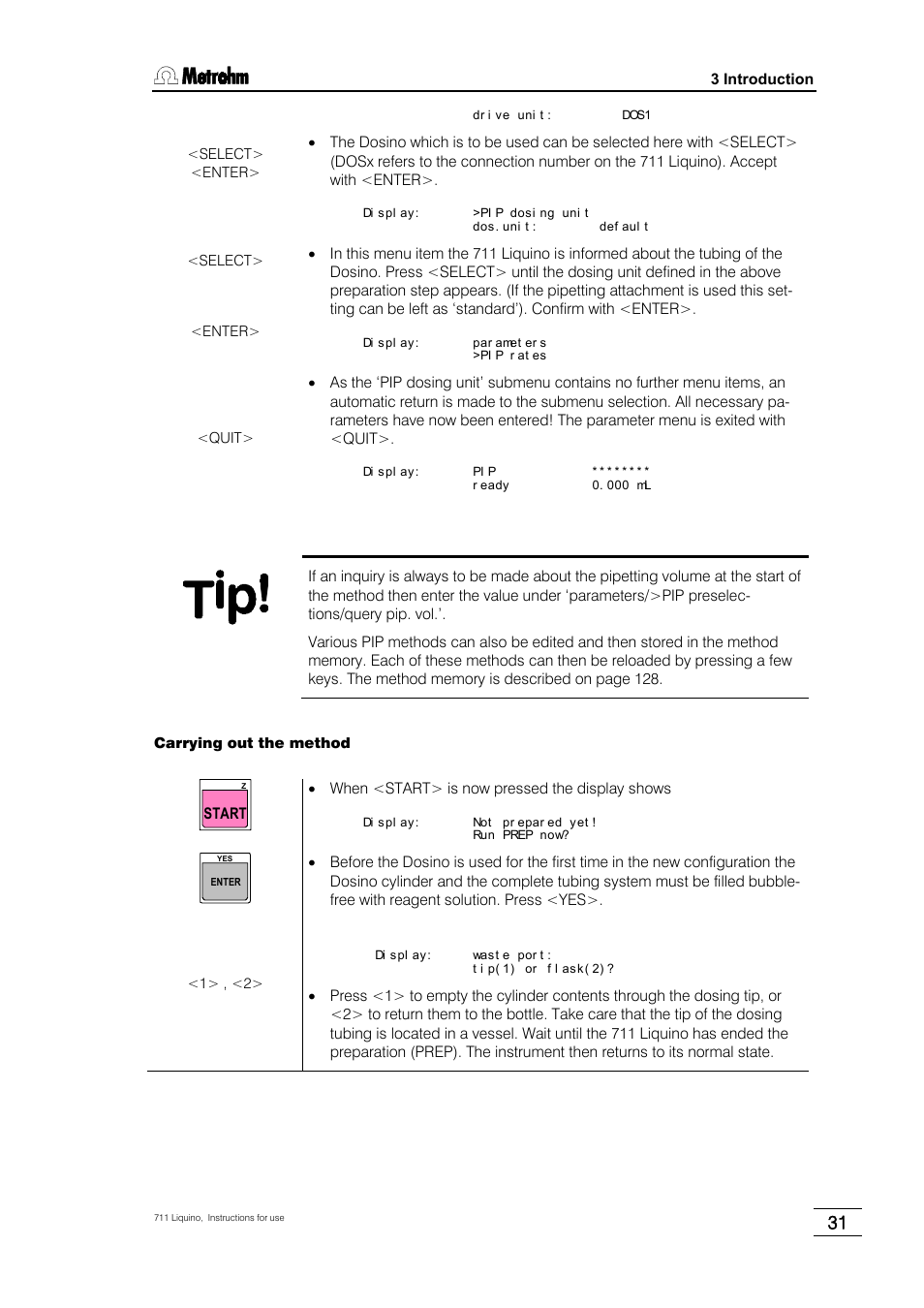 Metrohm 711 Liquino User Manual | Page 37 / 180