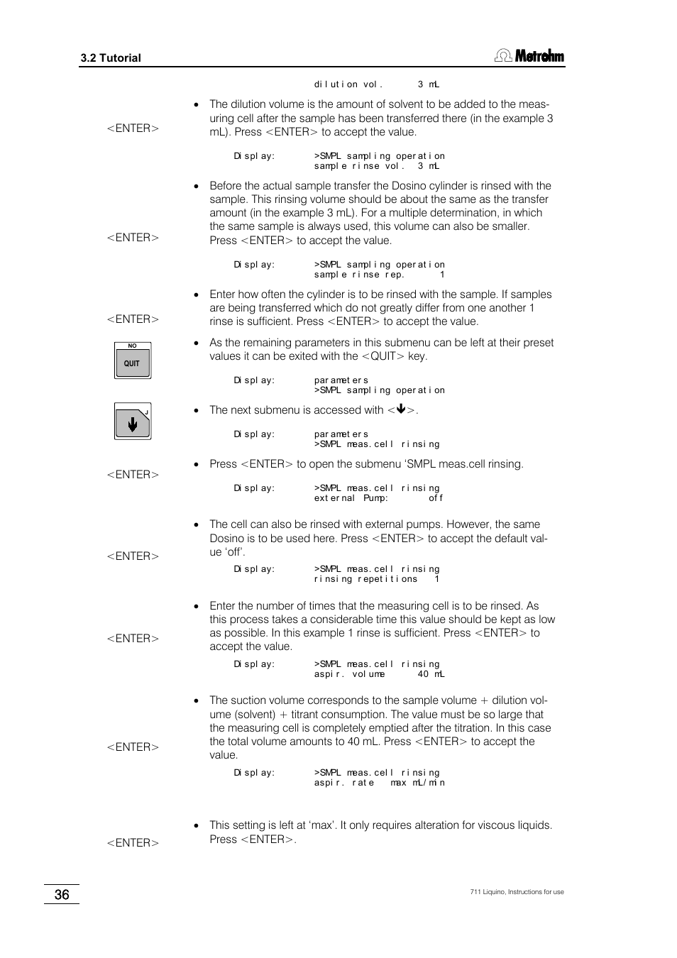 Metrohm 711 Liquino User Manual | Page 42 / 180