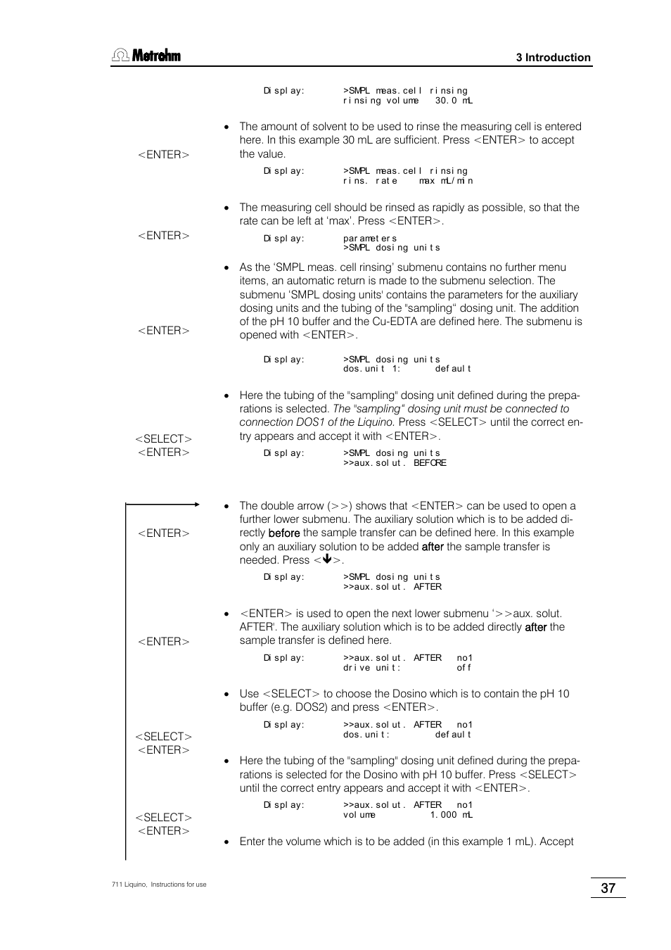 Metrohm 711 Liquino User Manual | Page 43 / 180