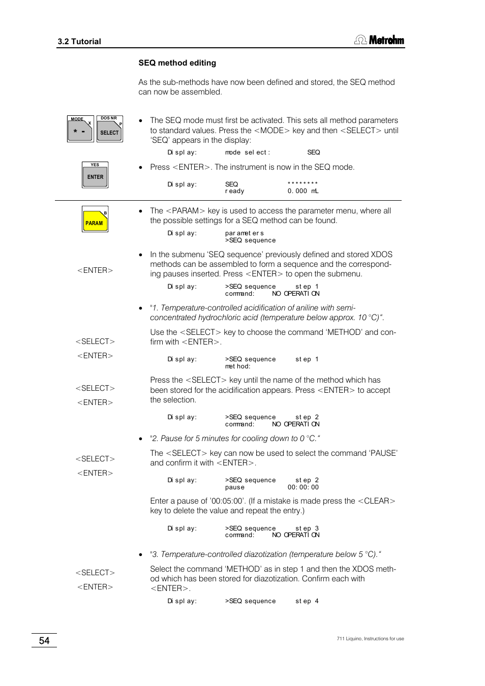 Metrohm 711 Liquino User Manual | Page 60 / 180