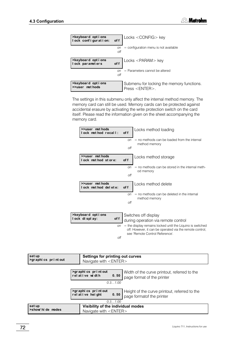 Metrohm 711 Liquino User Manual | Page 78 / 180