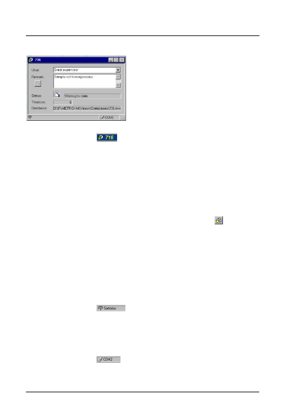 Device windows for analytical instruments | Metrohm VESUV User Manual | Page 45 / 119