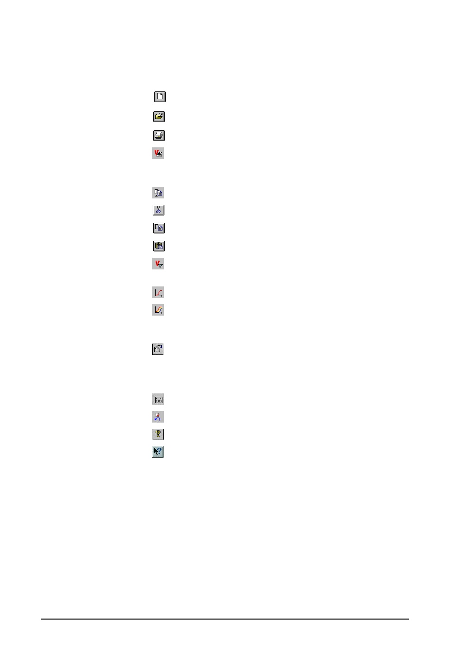 Toolbar of the database | Metrohm VESUV User Manual | Page 69 / 119