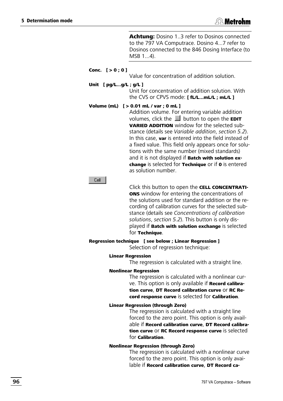 Metrohm 797 VA Computrace User Manual | Page 108 / 295