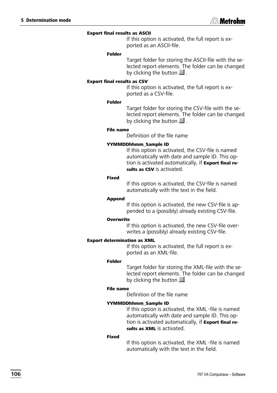 Metrohm 797 VA Computrace User Manual | Page 118 / 295
