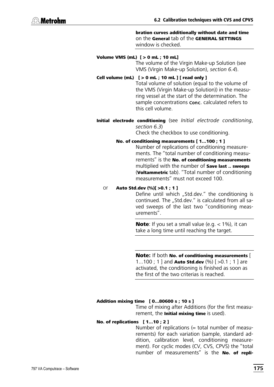 Metrohm 797 VA Computrace User Manual | Page 187 / 295