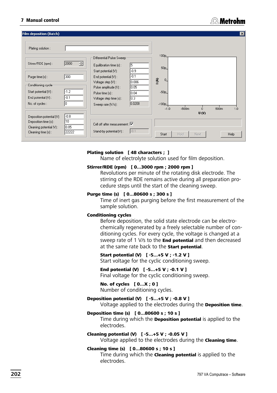Metrohm 797 VA Computrace User Manual | Page 214 / 295