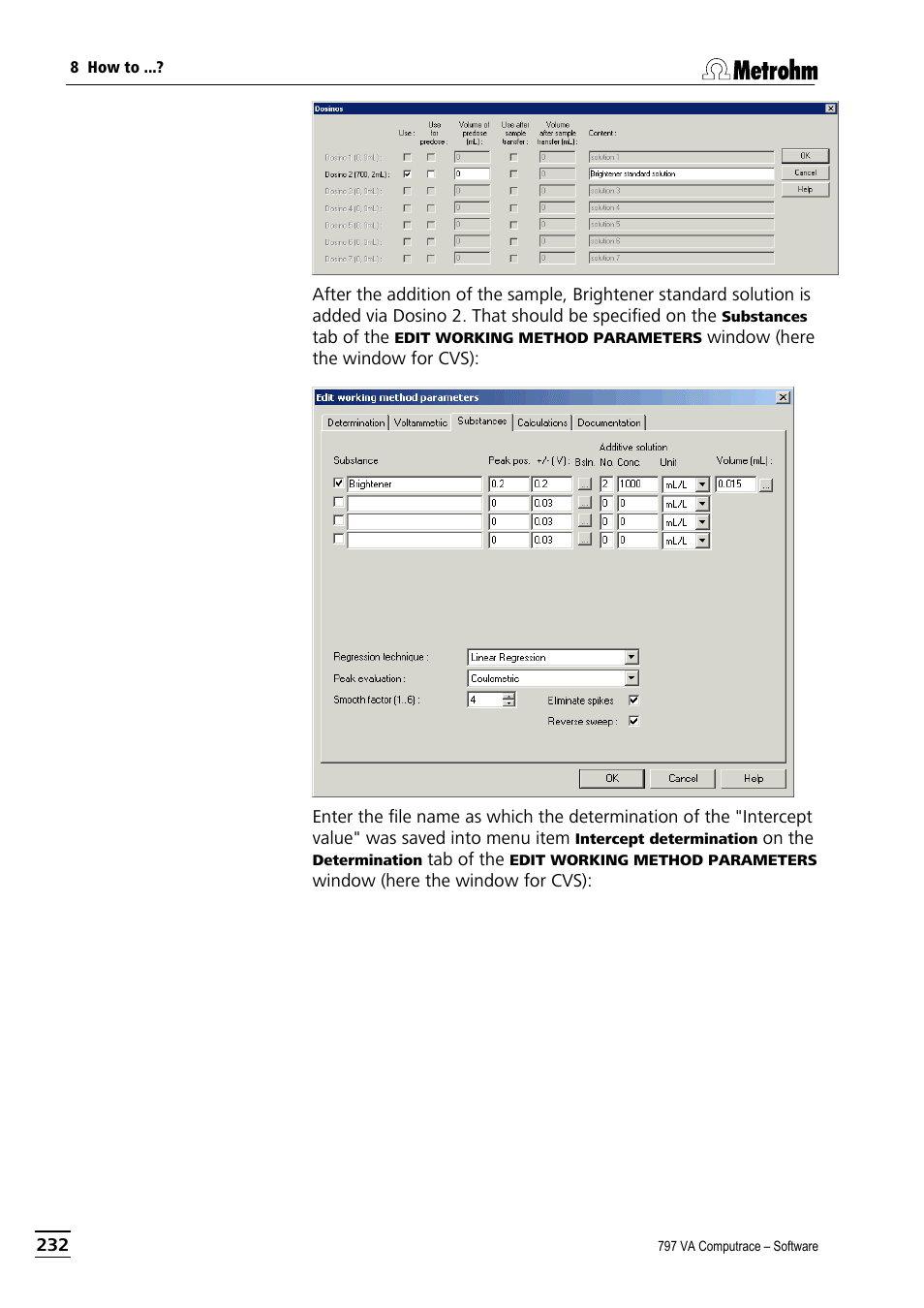 Metrohm 797 VA Computrace User Manual | Page 244 / 295