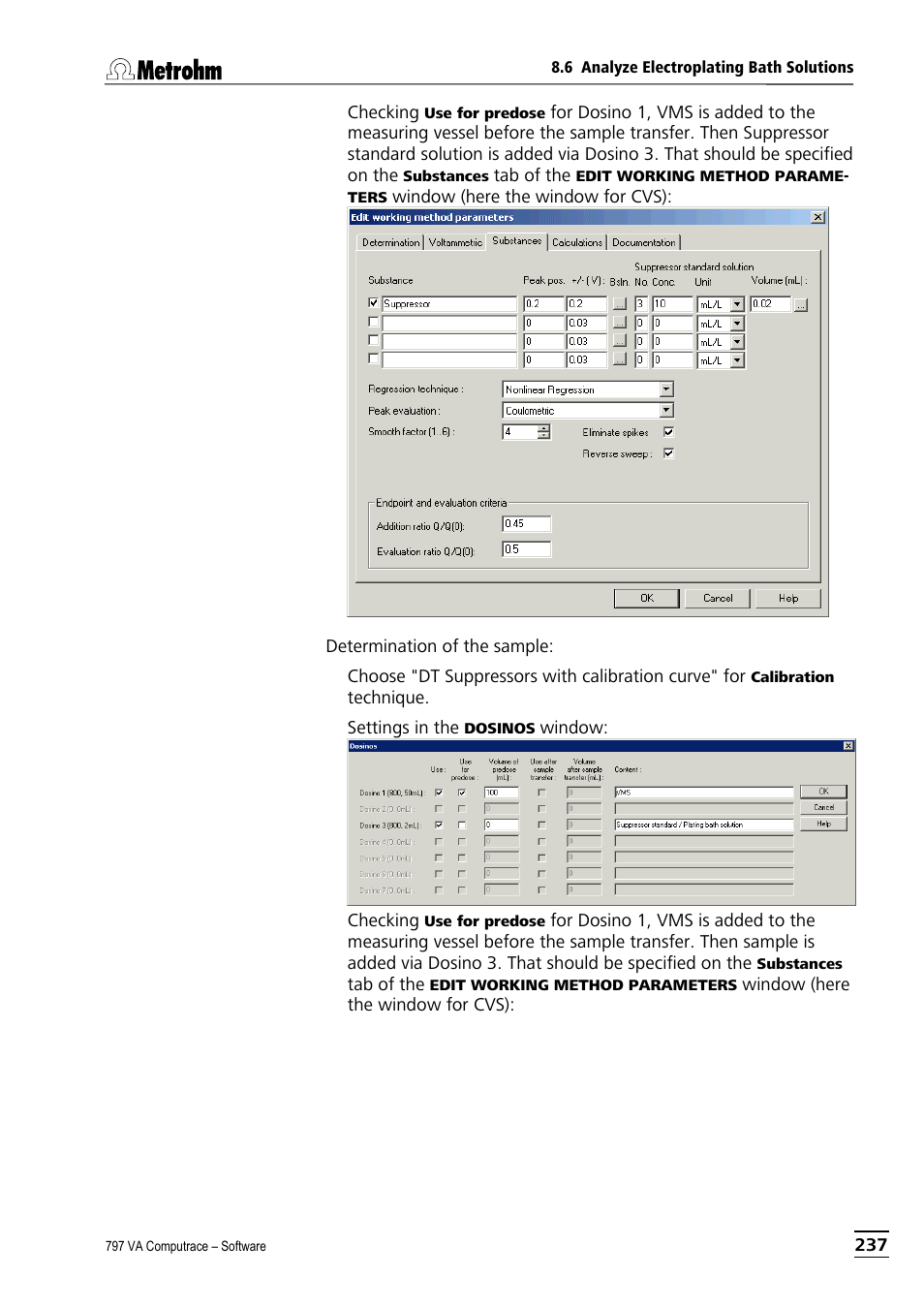 Metrohm 797 VA Computrace User Manual | Page 249 / 295