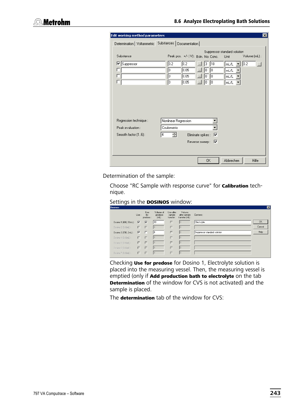 Metrohm 797 VA Computrace User Manual | Page 255 / 295
