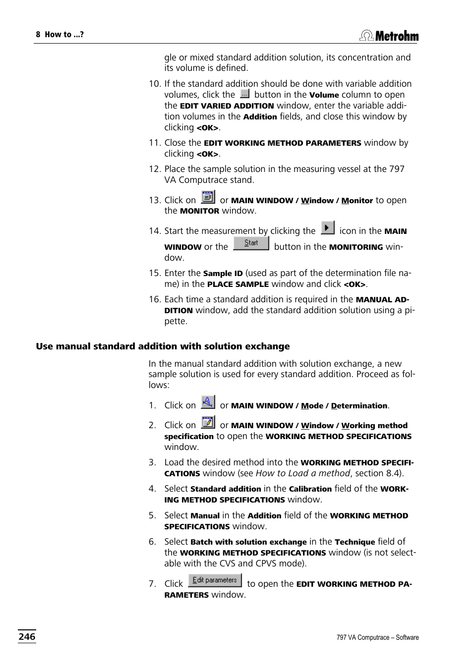 Metrohm 797 VA Computrace User Manual | Page 258 / 295