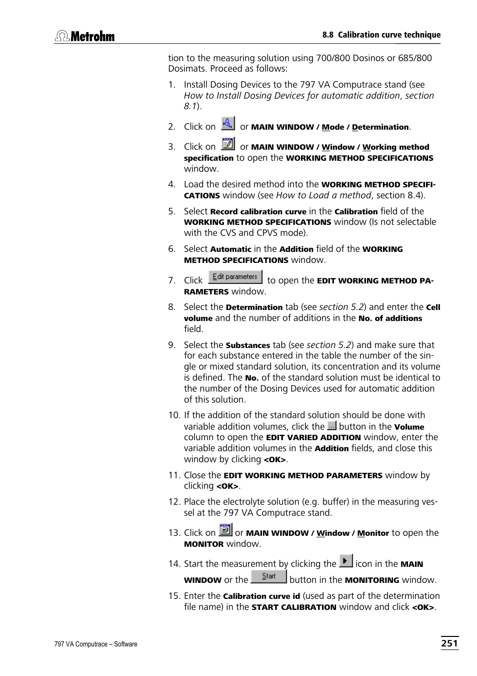 Metrohm 797 VA Computrace User Manual | Page 263 / 295