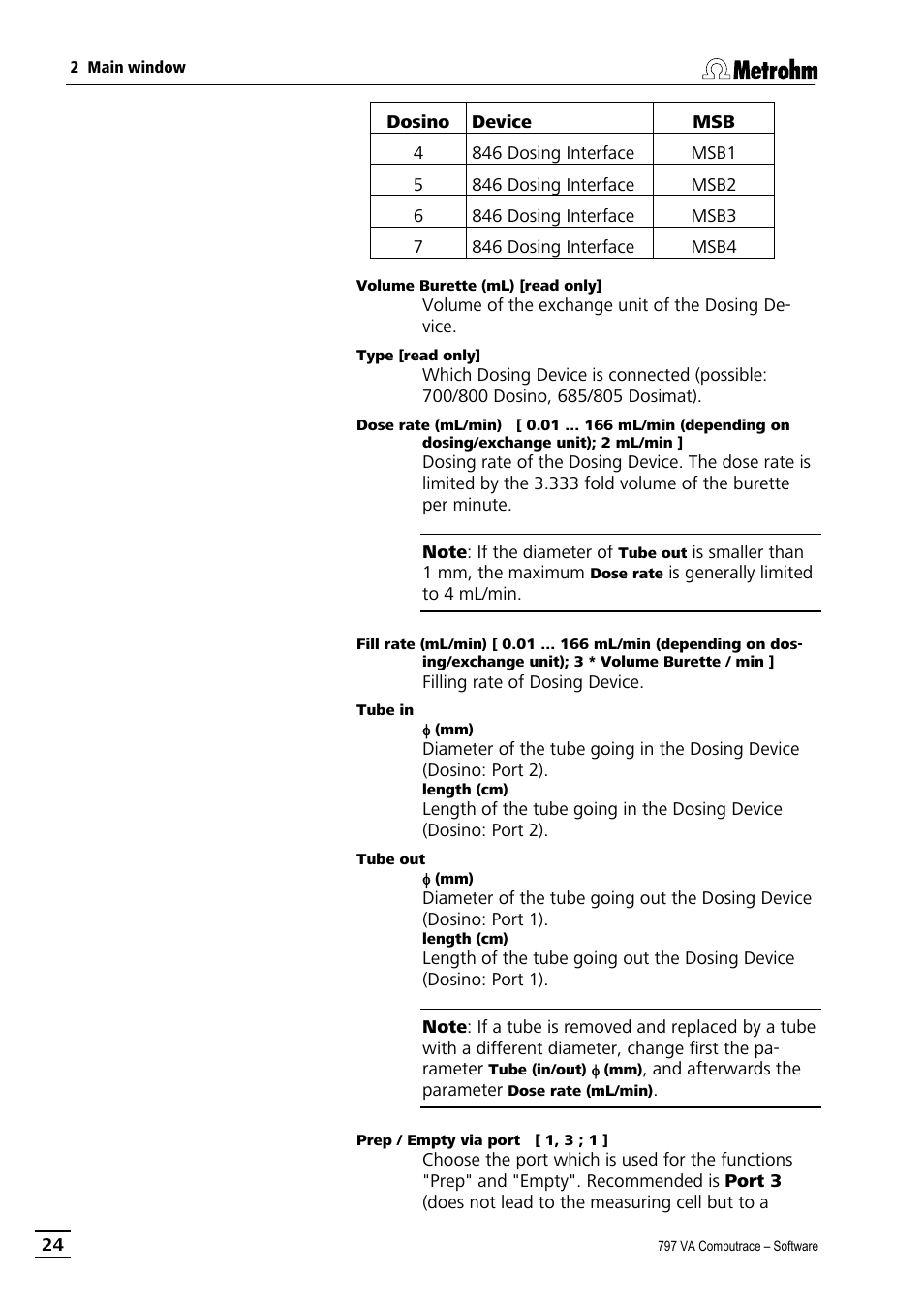 Metrohm 797 VA Computrace User Manual | Page 36 / 295