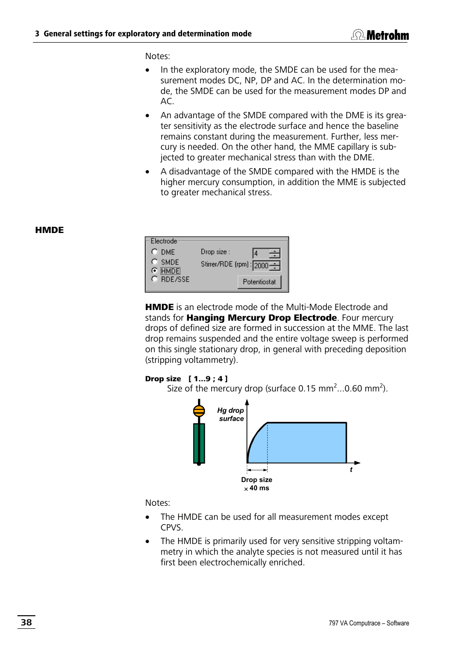 Hmde | Metrohm 797 VA Computrace User Manual | Page 50 / 295