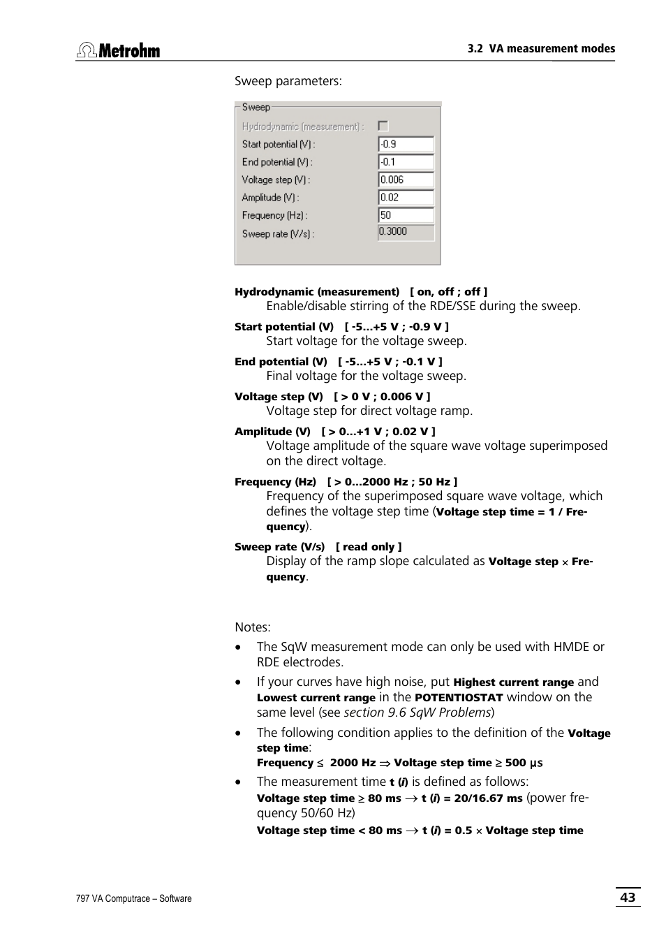 Metrohm 797 VA Computrace User Manual | Page 55 / 295