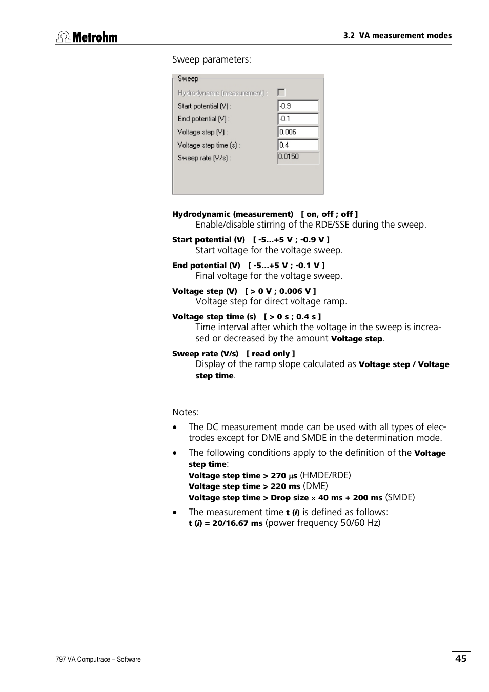 Metrohm 797 VA Computrace User Manual | Page 57 / 295