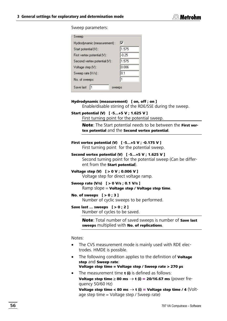 Metrohm 797 VA Computrace User Manual | Page 68 / 295