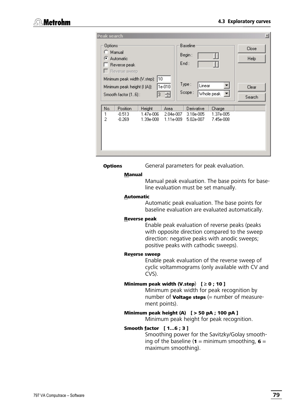 Metrohm 797 VA Computrace User Manual | Page 91 / 295