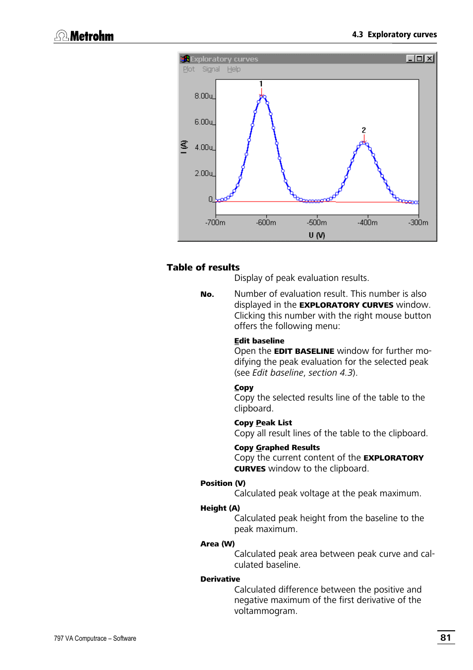 Metrohm 797 VA Computrace User Manual | Page 93 / 295