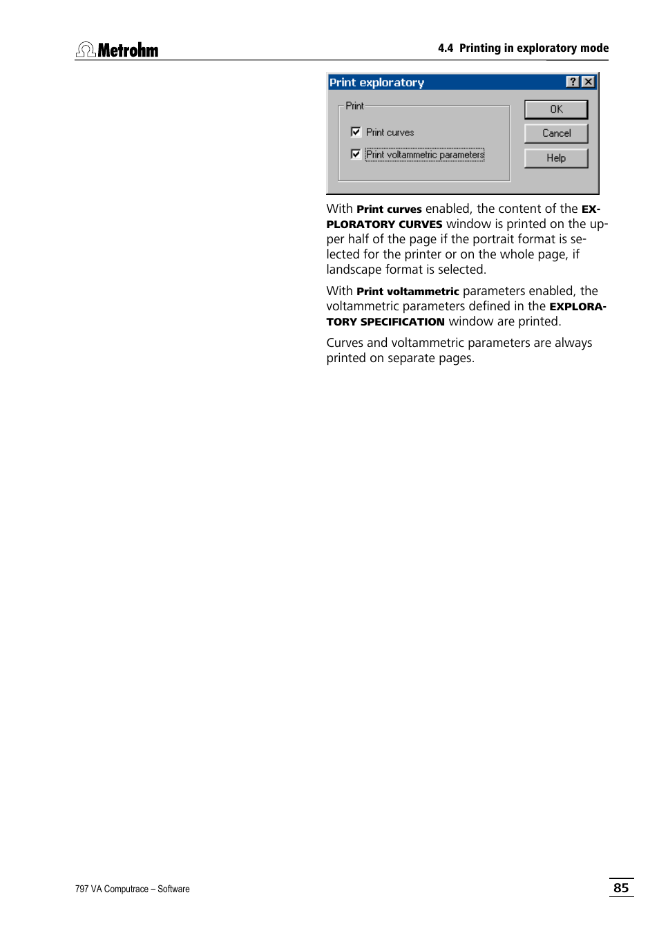 Metrohm 797 VA Computrace User Manual | Page 97 / 295