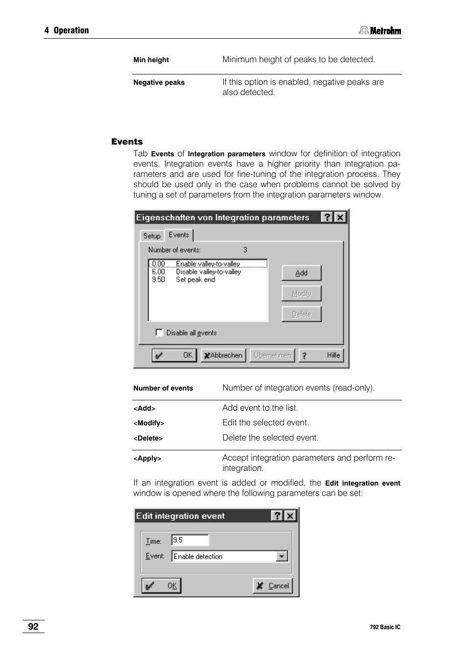 Metrohm 792 Basic IC User Manual | Page 101 / 197