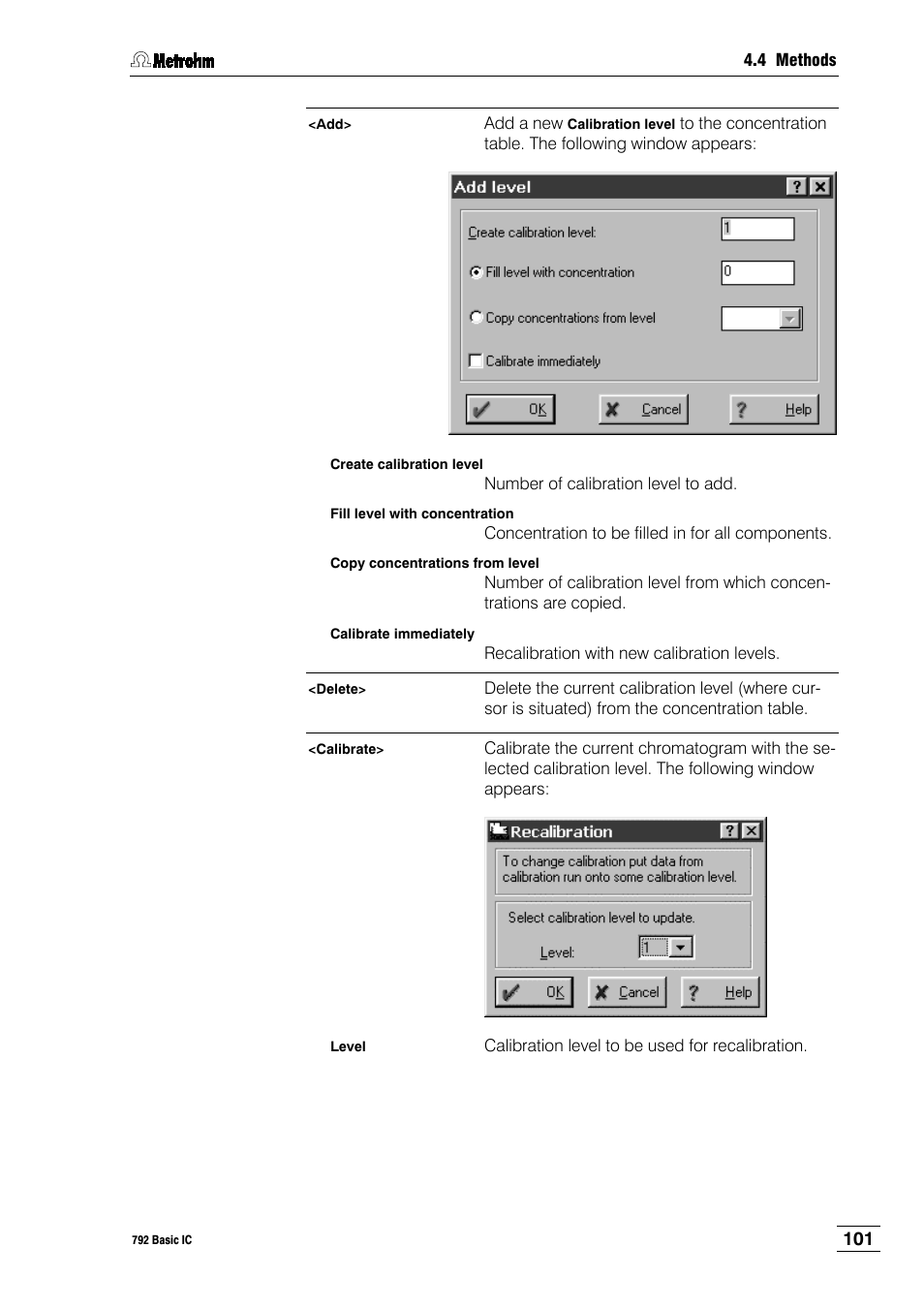 Metrohm 792 Basic IC User Manual | Page 110 / 197