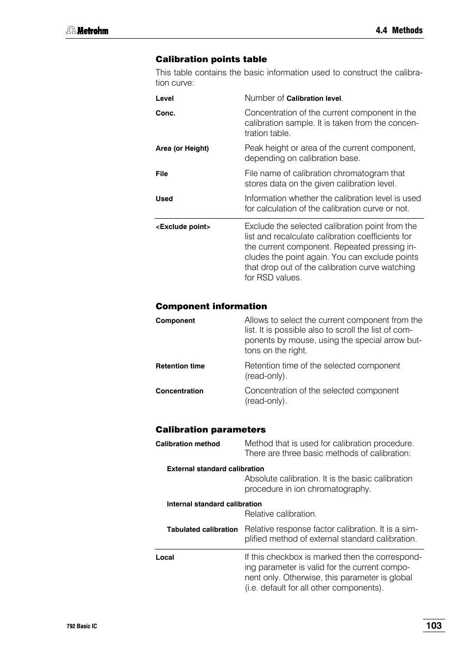 Metrohm 792 Basic IC User Manual | Page 112 / 197