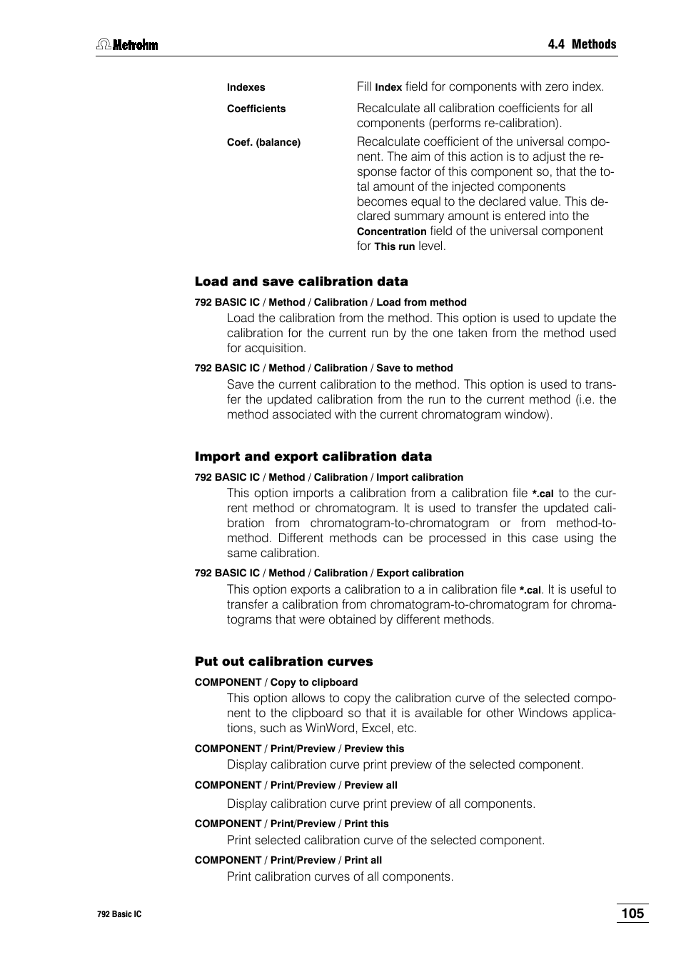 Metrohm 792 Basic IC User Manual | Page 114 / 197