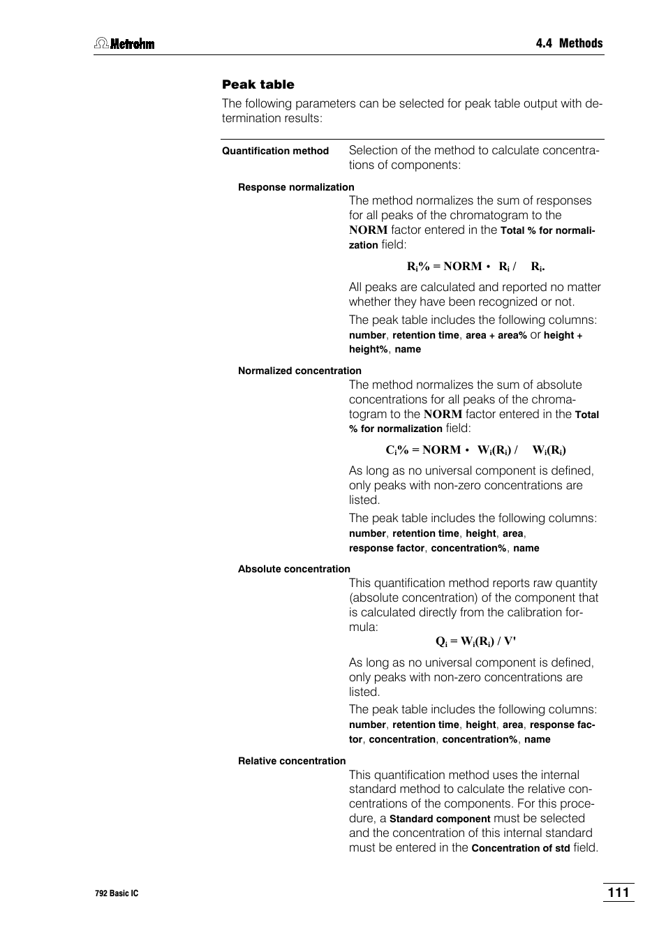 Metrohm 792 Basic IC User Manual | Page 120 / 197
