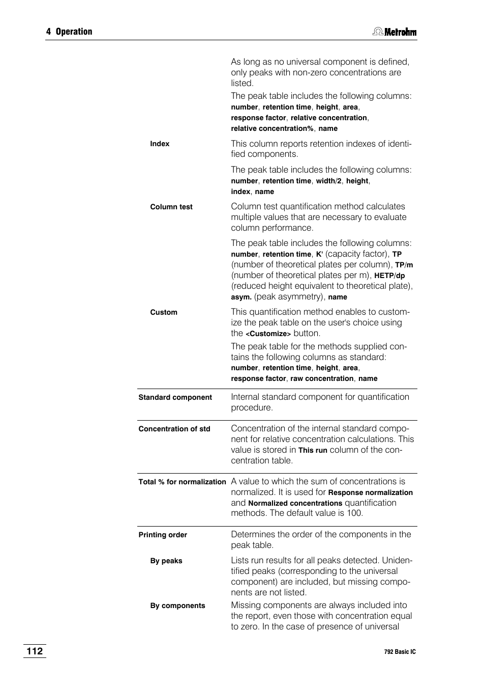 Metrohm 792 Basic IC User Manual | Page 121 / 197