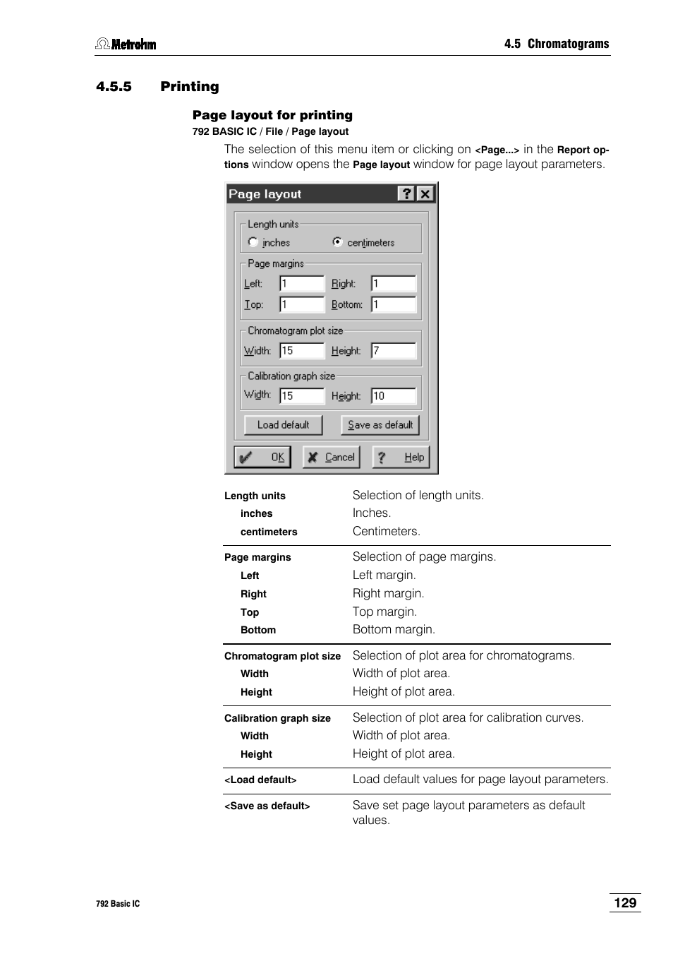 5 printing | Metrohm 792 Basic IC User Manual | Page 138 / 197