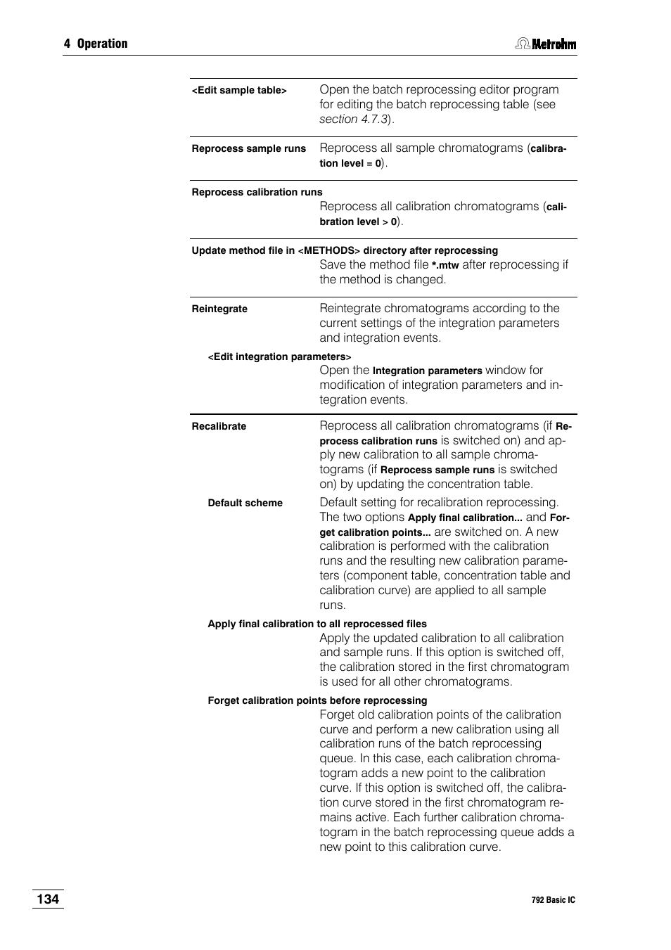 Metrohm 792 Basic IC User Manual | Page 143 / 197