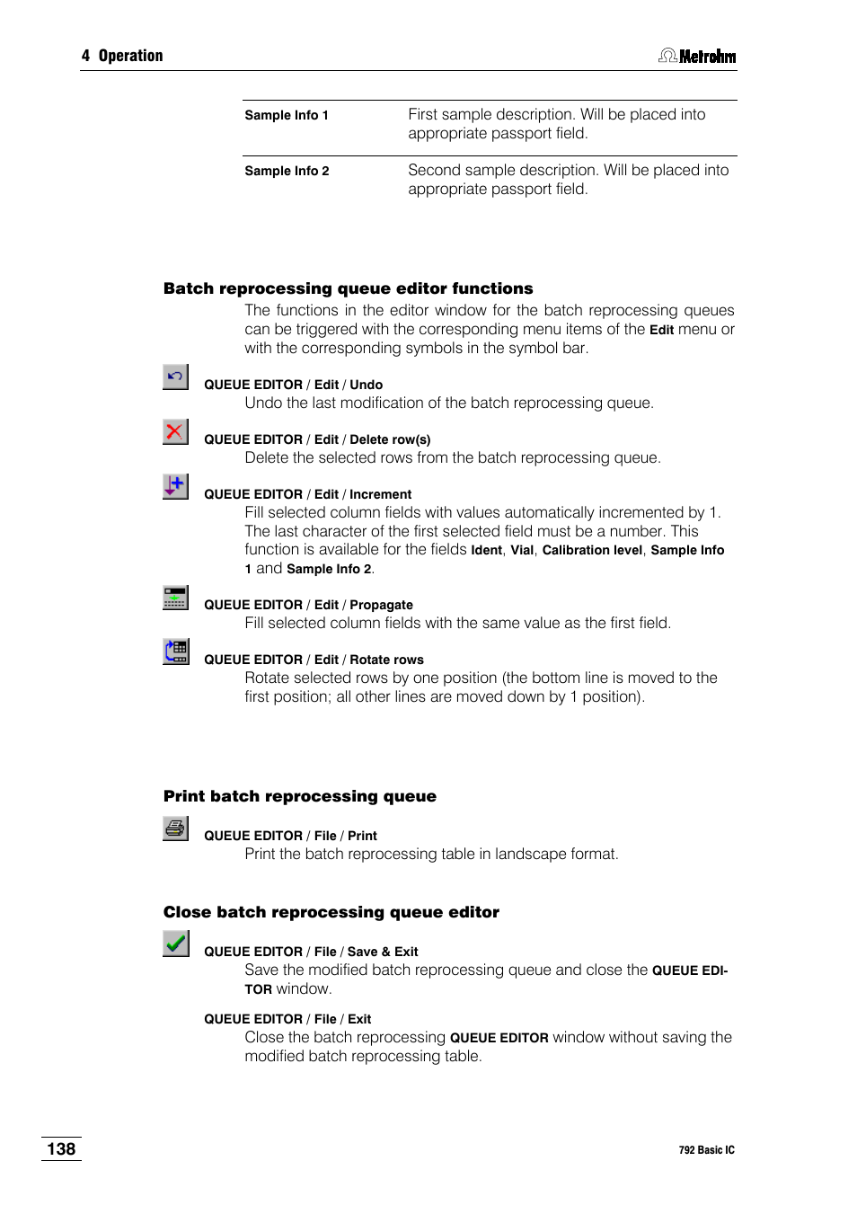 Metrohm 792 Basic IC User Manual | Page 147 / 197