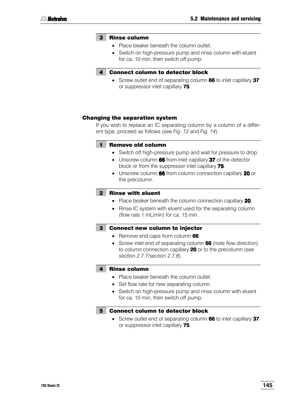 Metrohm 792 Basic IC User Manual | Page 154 / 197