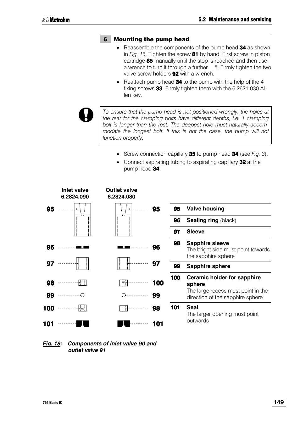 Metrohm 792 Basic IC User Manual | Page 158 / 197