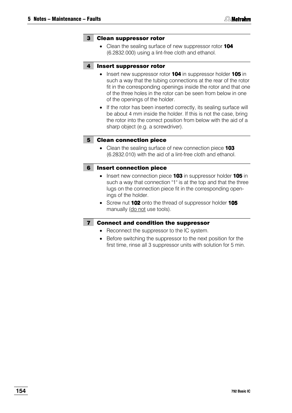 Metrohm 792 Basic IC User Manual | Page 163 / 197