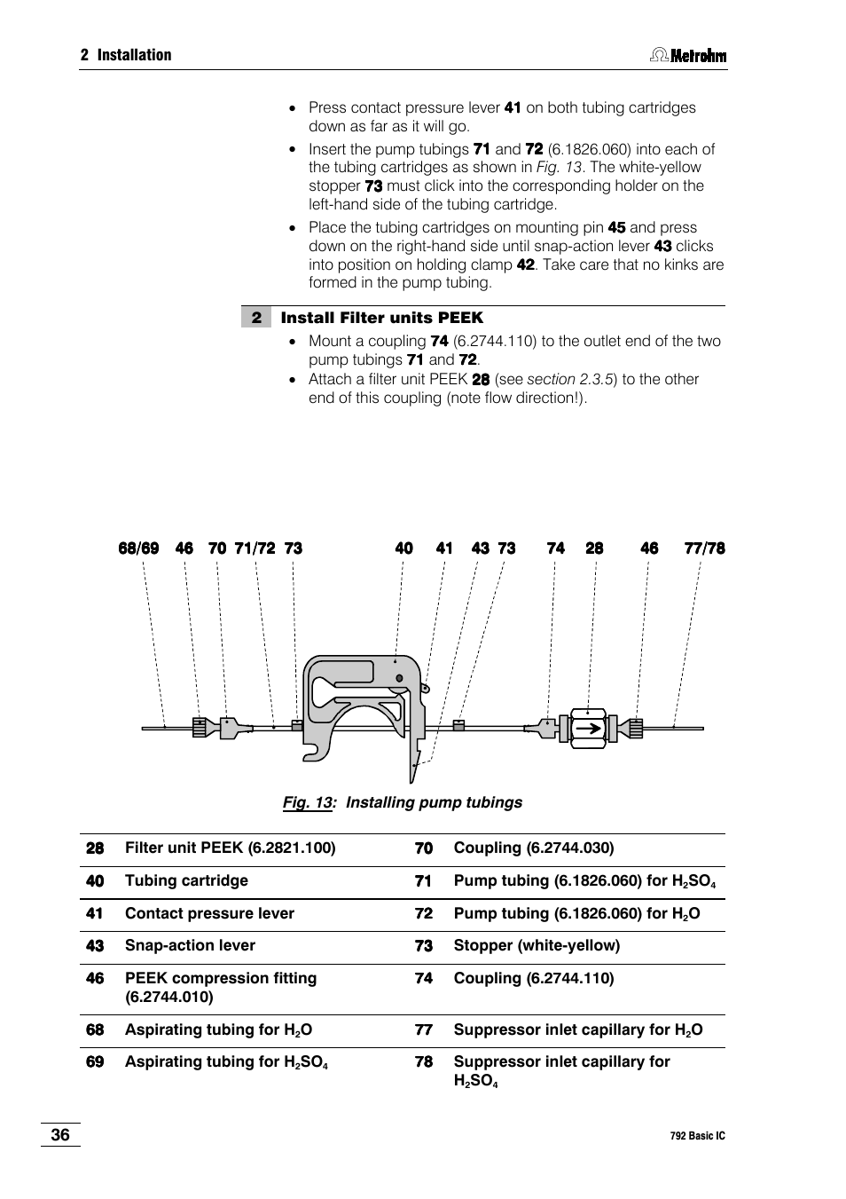 Metrohm 792 Basic IC User Manual | Page 45 / 197