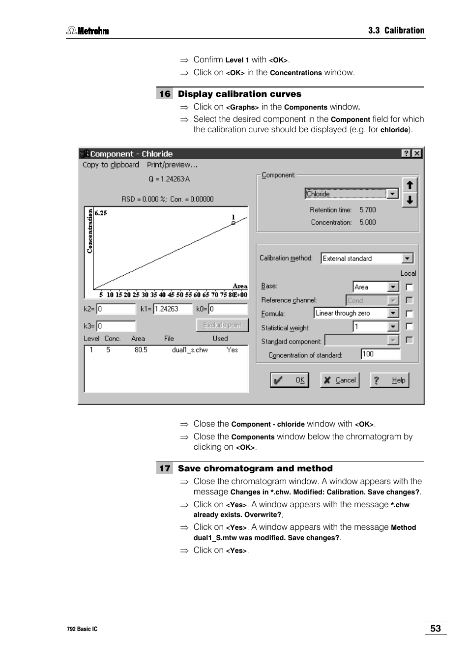 Metrohm 792 Basic IC User Manual | Page 62 / 197