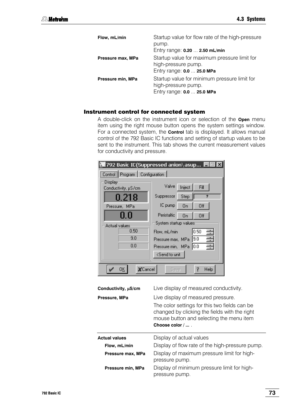 Metrohm 792 Basic IC User Manual | Page 82 / 197