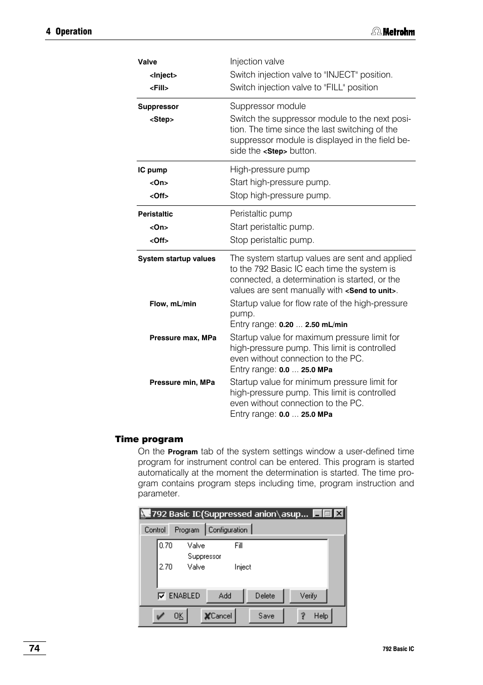 Metrohm 792 Basic IC User Manual | Page 83 / 197