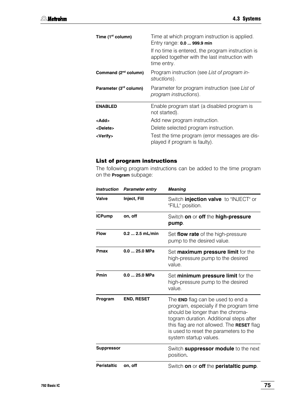 Metrohm 792 Basic IC User Manual | Page 84 / 197