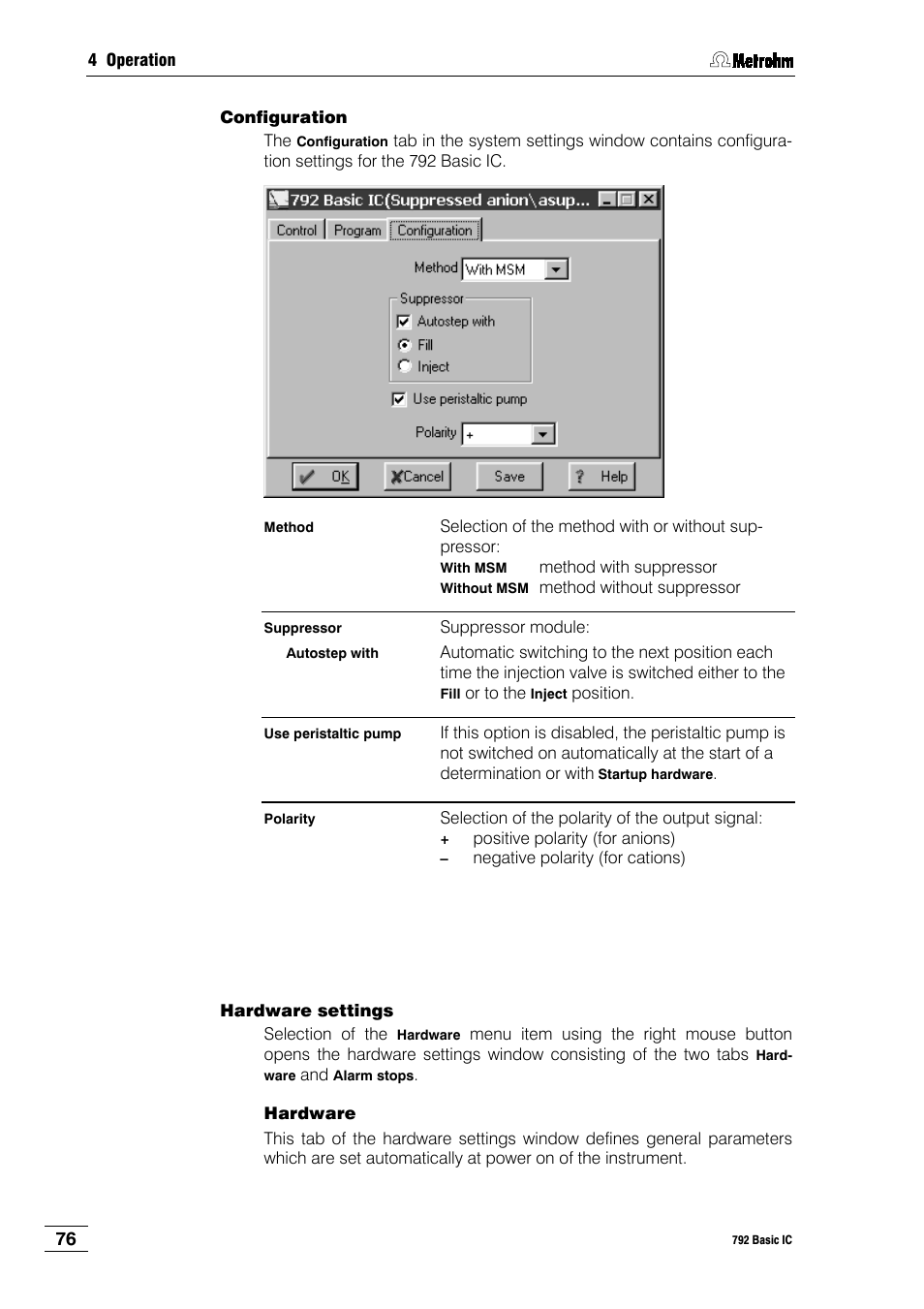 Metrohm 792 Basic IC User Manual | Page 85 / 197