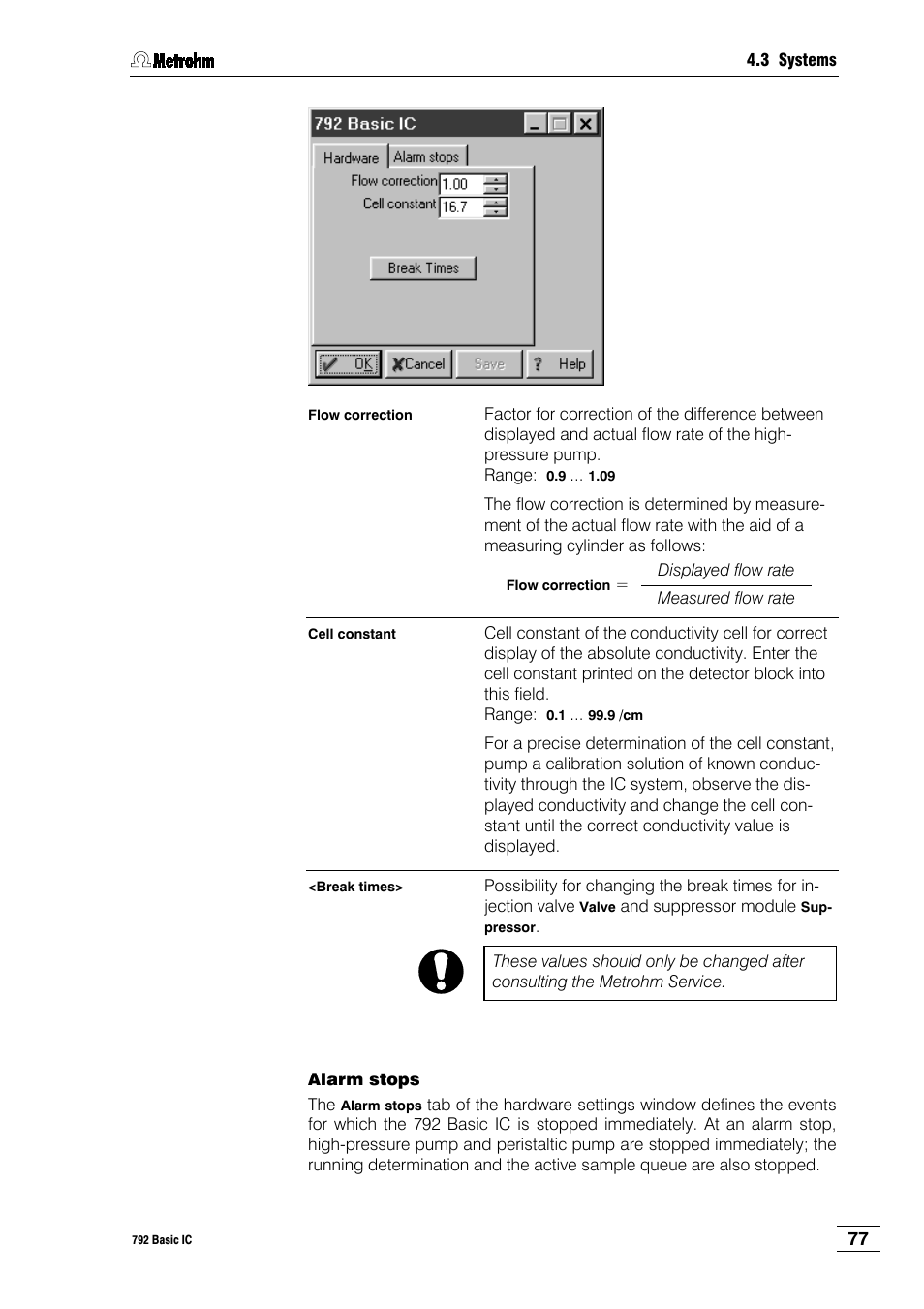 Metrohm 792 Basic IC User Manual | Page 86 / 197