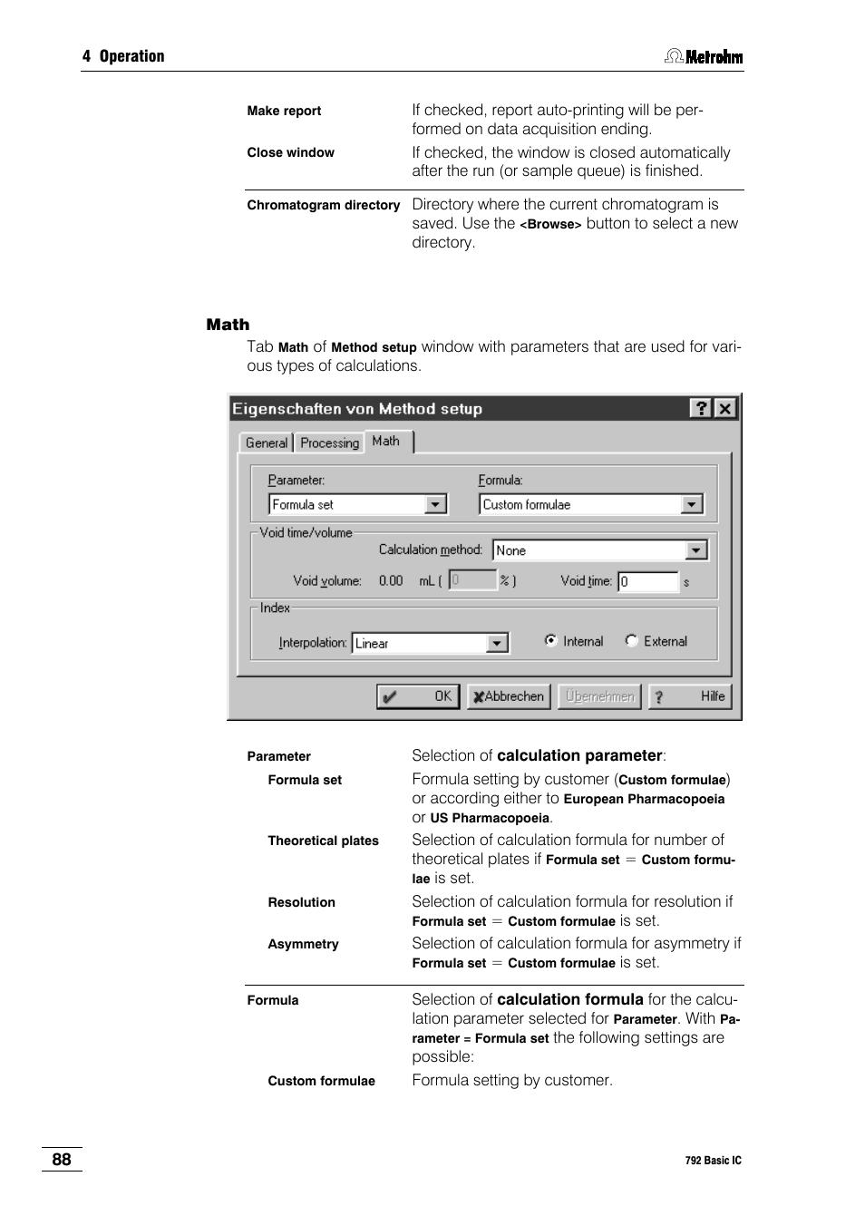 Metrohm 792 Basic IC User Manual | Page 97 / 197